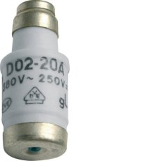 Pojistková vložka D02 E18 20A 400V gG HAGER LE1820