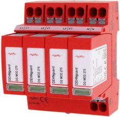 Svodič přepětí typ 2 DEHNguard MP 4-pólový Uc 275V pro TN-S systémy 942400