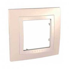Unica Basic Krycí rámeček jednonásobný, Cream/marfil SCHNEIDER MGU2.002.559