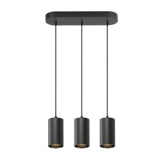 ASTO TUBE závěsné svítidlo GU10 délka závěsu 250 cm max. 3x10W černá SLV 1006435