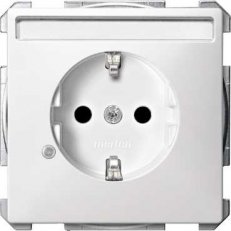 Schneider MTN2303-4019 Zásuvka 250V/16A s bočními zemnícími kontakty
