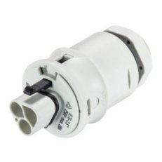 vidlice vestavná gesis RST, 2-pól, pružinové svorky, M20, šedá