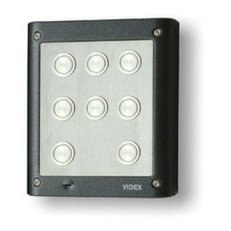 8mi tlačítkový modul antivandal, nerez VIDEX ART. VR4KBM-8