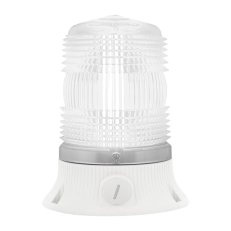 Maják LED MINIFLASH LED FLR S 90/240 V, AC, IP54, čirá, světle šedá SIRENA 66516