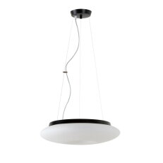 Závěsné LED svítidlo se skleněným stínidlem OSMONT SATURN L2 31W IP20 4K černá