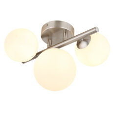 Stropní svítidlo RIHA nikl 3xG9 LED 3,5W 230V, 80lm, 3000K GLOBO 56140-3W