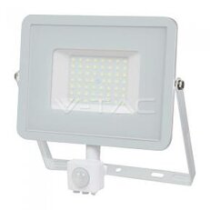 50W LED Sensor Floodlight SAMSUNG CHIP Cut-OFF Function White Body 4000K VT-50-S