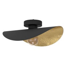 Stropní svítidlo SACEDA E27 černá/zlatá 40W IP20 EGLO 390391