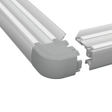 Záslepka KLUŚ STEP-90 pro LED hliníkové profily šedá, C24025C02