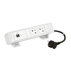 ONDESK 2X2PT USB CC 63W PD BÍLÁ