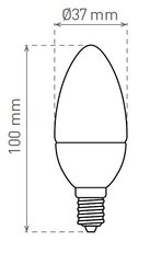 Světelný zdroj LED CANDLE C37 E14 4,4W/40W NW, GREENLUX GXDS451