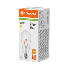 Světelný zdroj LED CLASSIC ST P 3.4W 827 Clear E27 LEDVANCE 4099854467417