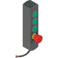 Ovládací jednotka BN 4 prvky (konfigurace A35) 1NO, IP65 PIZZATO BNAC4ZA35