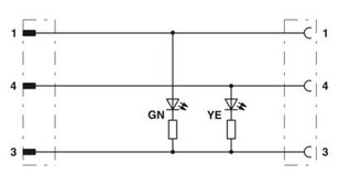 Kabel snímače/akčního členu SAC-3P-M12MS/ 0,3-PUR/M12FR-2L 1694554