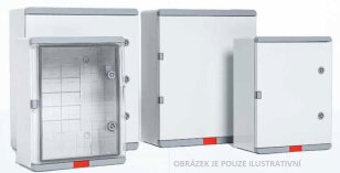 Plastový box IP 67, 500x400x240 mm SEZ-CZ P-BOX PLUS 4050-2