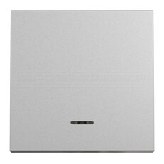 Tlačítko NOVÁ UNICA s orientační kontrolkou řazení 1/0So, 2M, Aluminium