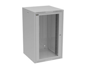 Nástěnný nýtovaný rozvaděč GrandN DUO 20U s prosklenými dveřmi,hl.600mm 83000991