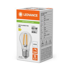 Světelný zdroj LED CLASSIC P DIM P 5.9W 840 Clear E27 LEDVANCE 4099854778407