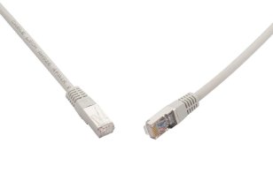10G patch kabel CAT6A SFTP LSOH 0,5m šedý non-snag-proof SOLARIX 28770059