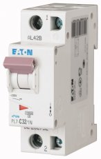 Jistič PL7-B32/1N, char B, 1+N-pólový, 10kA, 32A EATON 262743