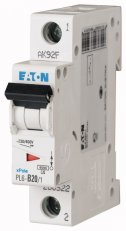 Jistič PL6-C20/1 char C, 1-pólový, 6kA, 20A EATON 286534