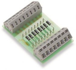 Součástkový modul s diodou S 8 ks Dioda 1N4007 WAGO 289-101