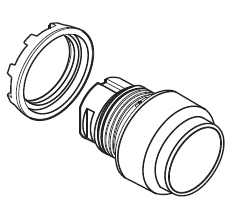 MP4-10C Tlačítko Čiré ABB 1SFA611103R1008