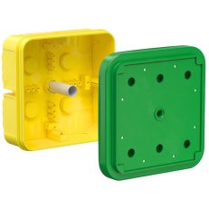 Krabice rozvodná čtvercová 180x180x84 mm, do betonu KAISER 1296-02
