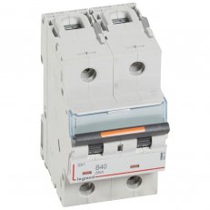 DX3 JISTIČ, 2 PÓLOVÝ, CHAR. B,40A 25KA LEGRAND 409720