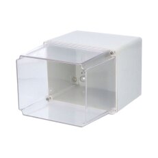 Krabice SolidBOX 68101 IP65 170x135x241mm průhledné víko hladké boky FAMATEL