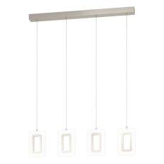 Závěsné svítidlo ENALURI LED matný nikl/satén 21,6W IP20 EGLO 99107