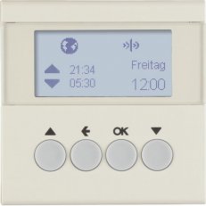 KNX RF žaluziový časový spínač, quicklink, S.1, krémová lesk BERKER 85745182