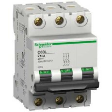 Schneider 25499 C60L jistič 3P 3A K