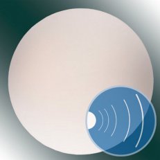 Stropní a nástěnné svítidlo Lens Triplex 350 IP44 bílá 2x60W IP44 E27 912416/08S