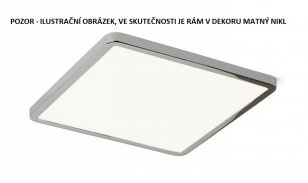 HUE SQ 22 zápustná matný nikl 230V LED 24W 3000K RENDL R12788