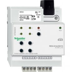 Schneider MTN649204 KNX spínací akční člen REG-K/4x230/10+manuální režim