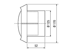 Maico 0151.0375 TM-V2A 12 ventil talířový nerez