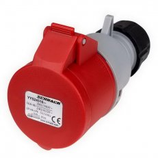 CEE-spojka 5-pólová 16A 400V IP44,bezšroubové připojení SCHRACK YY524516--