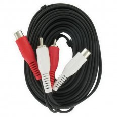 Audio prodlužovací kabel 2 x TULP / CONT