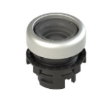 Prosvětlené tlačítko, 20 mm, bez čočky, chromový kroužek PIZZATO E21PL2R0290