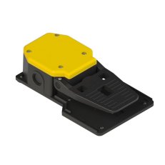 Nožní spínač PA10111, bez krytu, žlutý, IP65 (1NO+1NC), závit M20x1,5