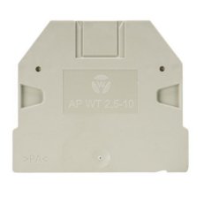 Koncová deska šedá AP WT pro svorku 2.5 až 10 mm2 WIELAND 07.313.2555.0