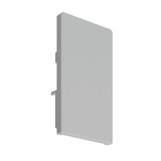 Záslepka KLUŚ 4050-W pro AL profil, šedá /24336/ ALUMIA C28018C02