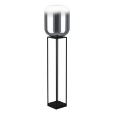 Stojací svítidlo BULCIAGO 1xE27 černá/černá-transparent 40W IP20 EGLO 39989