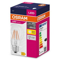 Světelný zdroj OSRAM LED VALUE CLASSIC A 40 4 W/2700 K E27