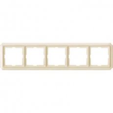 Merten Rámeček pětinásobný, Antique, White Cream SCHNEIDER MTN483544
