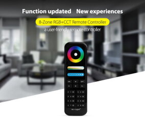 RF univerzální dálkový ovladač pro RGB+CCT černý /ML089B/ ALUMIA ML089B
