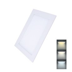 LED mini panel CCT podhledový 18W 1530lm 3000K 4000K 6000K čtvercový WD143