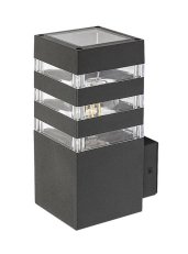 ANKARA antracitová E27 1x 12W IP44 antracit RABALUX 7379