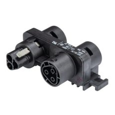 rozvodný blok gesis RST, 3-pól, 1/3, montážní otvory, černý